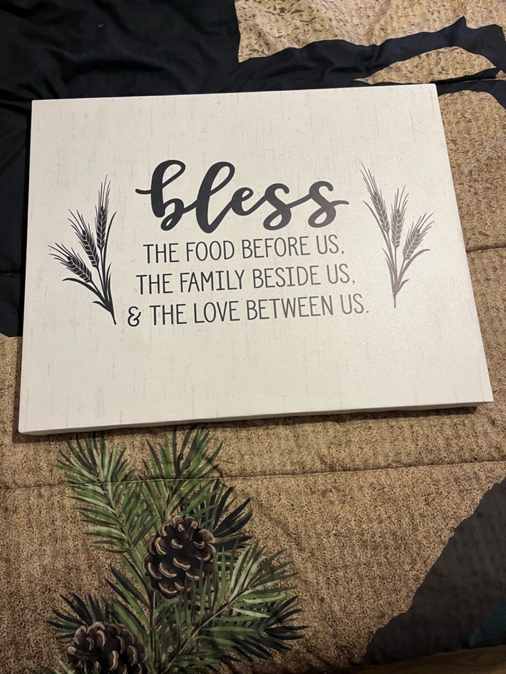 NWOT DINING ROOM WALL CANVAS DECOR 16x20